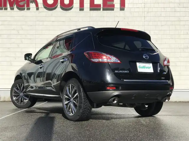 日産 ムラーノ 350XV FOUR モードロッソ 富山県 2013(平25)年 7.8万km スーパーブラック 4WD/サンルーフ/BOSEサウンド/純正ナビ/フルセグTV/バックカメラ/クルーズコントロール/赤革シート/パワーシート/シートヒーター/プッシュスタート/スマートキー/HIDヘッドライト/オートライト/ETC
