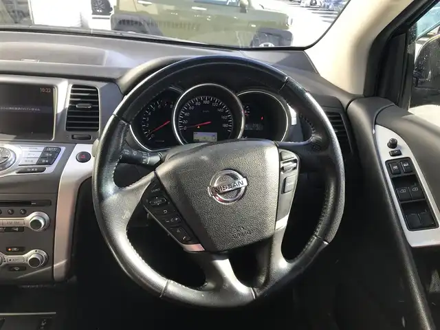 日産 ムラーノ 350XV FOUR モードロッソ 富山県 2013(平25)年 7.8万km スーパーブラック 4WD/サンルーフ/BOSEサウンド/純正ナビ/フルセグTV/バックカメラ/クルーズコントロール/赤革シート/パワーシート/シートヒーター/プッシュスタート/スマートキー/HIDヘッドライト/オートライト/ETC