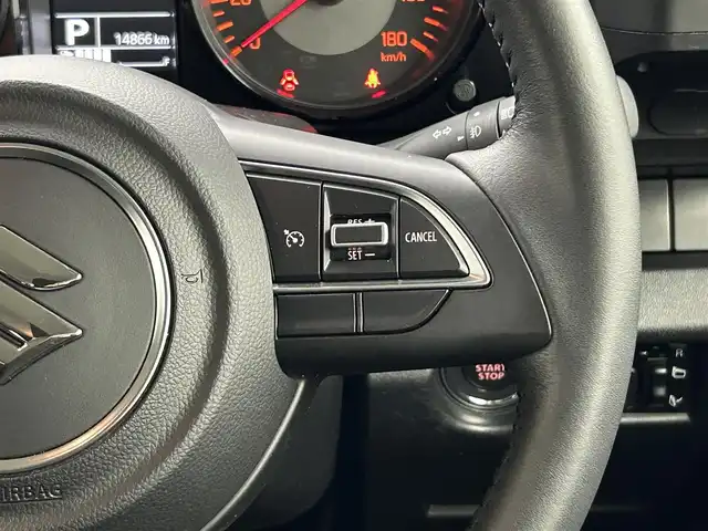 スズキ ジムニー シエラ JC 群馬県 2023(令5)年 1.5万km ミディアムグレー 社外７インチナビ　バックカメラ　衝突軽減ブレーキ　車線逸脱警報　クルーズコントロール　オートハイビーム　ダウンヒルアシストコントロール　シートヒーター　ステアリングスイッチ　ＬＥＤヘッドライト　禁煙車