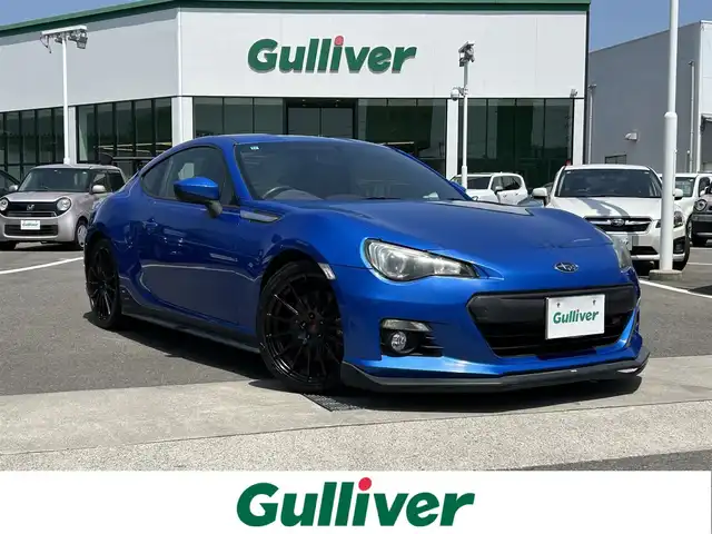 スバル ＢＲＺ tS GTパッケージ 愛媛県 2013(平25)年 2.6万km WRブルーマイカ 禁煙車/登録時走行距離：25832km/ディーラーオプション純正7インチナビ(反応不良)/CD/DVD/フルセグTV/Bluetooth/バックカメラ/ETC/横滑り防止装置/HIDヘッドライト/フォグランプ/オートライト/ハーフレザーシート/エンジンスタートボタン/スマートキー/純正フロアマット/純正18インチアルミホイール/純正エアロ