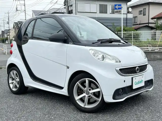 スマート ＭＣＣ スマート フォーツークーペ ターボ 埼玉県 2012(平24)年 6.3万km 白 ・社外ナビ(AM/FM/CD/DVD/フルセグTV/BT）/・前方ドライブレコーダー/・レーダー（ZERO 701V)/・ETC/・スカイルーフ/・パドルシフト/・純正マット/・スペアキー×1/・保証書/・取扱説明書