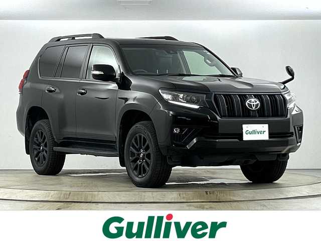 トヨタ ランドクルーザー プラド TX Lパッケージ マットブラED 愛知県 2022(令4)年 2.8万km ブラック 純正7インチSDナビゲーション/CD DVD フルセグTV　Bluetooth/バックカメラ/ＥＴＣ2.0/サンルーフ/トヨタセーフティセンス/レーンデパーチャーアラート/オートマチックハイビーム/レーダークルーズコントロール/コーナーセンサー(前後)/純正18インチアルミホイール/ルーフレール/シートヒーター(D/N)/エアーシート(D/N)/パワーシート(D/N)/ウィンカーミラー/ステアリングリモコン/LEDヘッドライト/オートライト/フォグライト/社外マット/電動格納ミラー/エンジンプッシュスタート/スマートキー