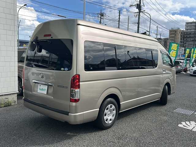 トヨタ ハイエース グランドキャビン 東京都 2011(平23)年 17.9万km ゴールドM 純正HDDナビ/　(NHZA-W61G)/CD/DVD/BT/フルセグテレビ/バックカメラ/片側パワースライドドア/ETC/AC100Vコンセント/シートカバー