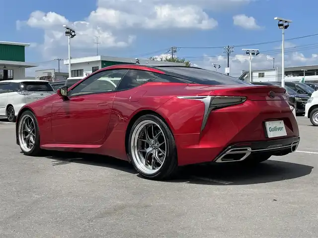 レクサス ＬＣ 500h Sパッケージ 東京都 2017(平29)年 2.8万km ラディアントレッドコントラストレイヤリング 純正ナビ/バックモニター/プリクラッシュセーフティ/レーントレーシング/ブラインドスポット/レーダークルーズコントロール/ベンチレーション/ＥＴＣ/パワーシート/ドライブレコーダー/スマートキー/純正21インチAW積み込み