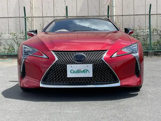 レクサス ＬＣ 500h Sパッケージ 東京都 2017(平29)年 2.8万km ラディアントレッドコントラストレイヤリング 純正ナビ/バックモニター/プリクラッシュセーフティ/レーントレーシング/ブラインドスポット/レーダークルーズコントロール/ベンチレーション/ＥＴＣ/パワーシート/ドライブレコーダー/スマートキー/純正21インチAW積み込み