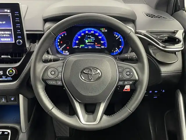 トヨタ カローラ クロス ハイブリッド Z 埼玉県 2022(令4)年 2.2万km アティチュードブラックマイカ モデリスタエアロ　純正９インチディスプレイオーディオ　パノラミックビューモニター　ＢＳＭ　セーフティセンス　レーダークルーズコントロール　ビルトインＥＴＣ　ステアリングヒーター　ＬＥＤヘッドライト