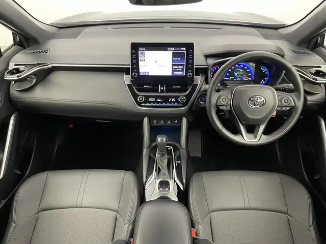 トヨタ カローラ クロス ハイブリッド Z 埼玉県 2022(令4)年 2.2万km アティチュードブラックマイカ モデリスタエアロ　純正９インチディスプレイオーディオ　パノラミックビューモニター　ＢＳＭ　セーフティセンス　レーダークルーズコントロール　ビルトインＥＴＣ　ステアリングヒーター　ＬＥＤヘッドライト
