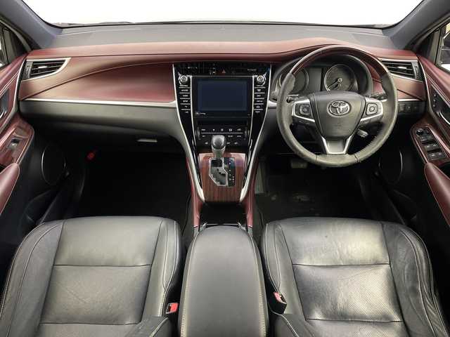 トヨタ ハリアー ハイブリッド プレミアム 新潟県 2014(平26)年 8.4万km スパークリングブラックパールクリスタルシャイン 4WD/サンルーフ/純正メモリナビ/　フルセグTV/Bluetooth/CD/DVD/USB/モデリスタエアロ/JBLサウンド/クルーズコントロール/レーンキープアシスト/パワーバックドア/D席メモリーシート/レザーシート/前席シートヒーター/前席パワーシート/ドライブレコーダー/バックモニター/ビルトインETC/オートマチックハイビーム/オートライト/LEDヘッドライト/ステアリングスイッチ