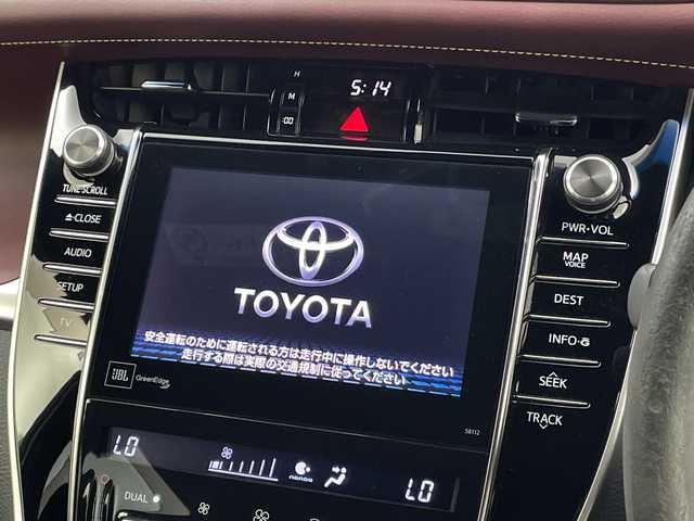 トヨタ ハリアー ハイブリッド プレミアム 新潟県 2014(平26)年 8.4万km スパークリングブラックパールクリスタルシャイン 4WD/サンルーフ/純正メモリナビ/　フルセグTV/Bluetooth/CD/DVD/USB/モデリスタエアロ/JBLサウンド/クルーズコントロール/レーンキープアシスト/パワーバックドア/D席メモリーシート/レザーシート/前席シートヒーター/前席パワーシート/ドライブレコーダー/バックモニター/ビルトインETC/オートマチックハイビーム/オートライト/LEDヘッドライト/ステアリングスイッチ