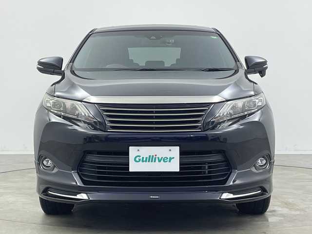 トヨタ ハリアー ハイブリッド プレミアム 新潟県 2014(平26)年 8.4万km スパークリングブラックパールクリスタルシャイン 4WD/サンルーフ/純正メモリナビ/　フルセグTV/Bluetooth/CD/DVD/USB/モデリスタエアロ/JBLサウンド/クルーズコントロール/レーンキープアシスト/パワーバックドア/D席メモリーシート/レザーシート/前席シートヒーター/前席パワーシート/ドライブレコーダー/バックモニター/ビルトインETC/オートマチックハイビーム/オートライト/LEDヘッドライト/ステアリングスイッチ