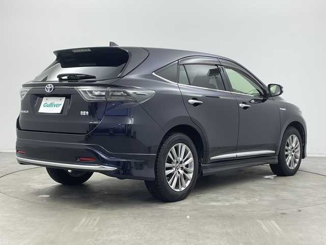 トヨタ ハリアー ハイブリッド プレミアム 新潟県 2014(平26)年 8.4万km スパークリングブラックパールクリスタルシャイン 4WD/サンルーフ/純正メモリナビ/　フルセグTV/Bluetooth/CD/DVD/USB/モデリスタエアロ/JBLサウンド/クルーズコントロール/レーンキープアシスト/パワーバックドア/D席メモリーシート/レザーシート/前席シートヒーター/前席パワーシート/ドライブレコーダー/バックモニター/ビルトインETC/オートマチックハイビーム/オートライト/LEDヘッドライト/ステアリングスイッチ