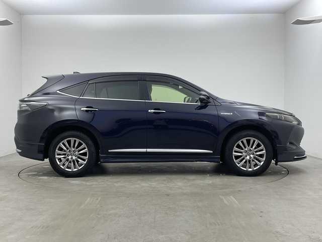 トヨタ ハリアー ハイブリッド プレミアム 新潟県 2014(平26)年 8.4万km スパークリングブラックパールクリスタルシャイン 4WD/サンルーフ/純正メモリナビ/　フルセグTV/Bluetooth/CD/DVD/USB/モデリスタエアロ/JBLサウンド/クルーズコントロール/レーンキープアシスト/パワーバックドア/D席メモリーシート/レザーシート/前席シートヒーター/前席パワーシート/ドライブレコーダー/バックモニター/ビルトインETC/オートマチックハイビーム/オートライト/LEDヘッドライト/ステアリングスイッチ