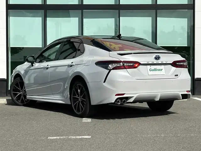 トヨタ カムリ WSレザーパッケージ 和歌山県 2021(令3)年 7万km アティチュードブラックマイカ/プラチナホワイトパールマイカ 純正ナビ/フルセグTV/Bluetooth/CD/DVD/USB/バックカメラ/ビルトインETC/前後ドライブレコーダー/トヨタセーフティセンス/BSM/レーダークルーズコントロール/レーンキープアシスト/クリアランスソナー/革巻きステアリング/ステアリングスイッチ/パドルシフト/レザーシート/前席パワーシート/前席シートヒーター/LEDヘッドライト/オートライト/オートハイビーム/純正18インチAW/ドアバイザー/純正フロアマット/プッシュスタート/スマートキー