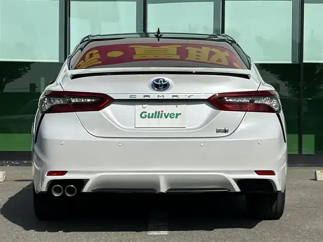 トヨタ カムリ WSレザーパッケージ 和歌山県 2021(令3)年 7万km アティチュードブラックマイカ/プラチナホワイトパールマイカ 純正ナビ/フルセグTV/Bluetooth/CD/DVD/USB/バックカメラ/ビルトインETC/前後ドライブレコーダー/トヨタセーフティセンス/BSM/レーダークルーズコントロール/レーンキープアシスト/クリアランスソナー/革巻きステアリング/ステアリングスイッチ/パドルシフト/レザーシート/前席パワーシート/前席シートヒーター/LEDヘッドライト/オートライト/オートハイビーム/純正18インチAW/ドアバイザー/純正フロアマット/プッシュスタート/スマートキー