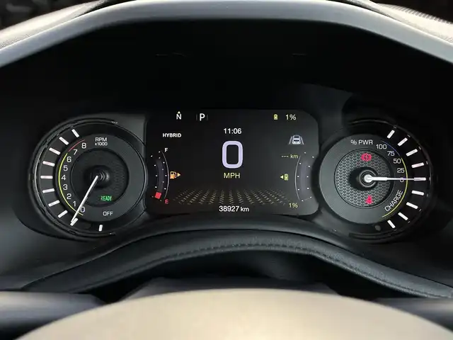 クライスラー・ジープ ジープ レネゲード リミテッド 4xe 長野県 2022(令4)年 3.9万km 青Ｍ CarPlay /ブラックレザーシート /シートヒーター /ステアリングヒーター /PWシート /純正ナビ /フルセグTV /バックカメラ /ACC /ブラインドスポット /レーンキープ /LEDヘッドライト /ドラレコ /ルーフレール /スマートキー /ETC