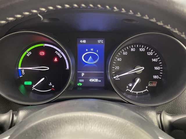 トヨタ Ｃ－ＨＲ S GRスポーツ 宮崎県 2019(令1)年 5万km ブラックマイカ 純正ディスプレイオーディオ/(AM/FM/Bluetooth/フルセグ/ナビ)/衝突軽減ブレーキ/クルーズコントロール/ブラインドスポットモニター　/車線逸脱警報/ドライブレコーダー/ステアリングスイッチ/プッシュスターター/ハーフレザーシート/シートヒーター/バックカメラ/オートハイビーム/LEDヘッドライト/フロアマット/サイドバイザー/ETC