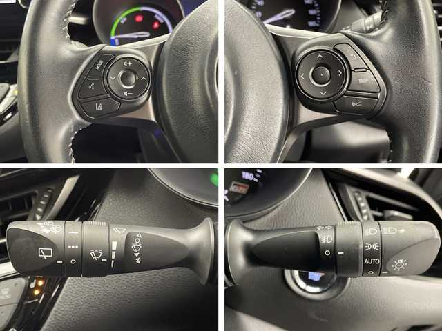 トヨタ Ｃ－ＨＲ S GRスポーツ 宮崎県 2019(令1)年 5万km ブラックマイカ 純正ディスプレイオーディオ/(AM/FM/Bluetooth/フルセグ/ナビ)/衝突軽減ブレーキ/クルーズコントロール/ブラインドスポットモニター　/車線逸脱警報/ドライブレコーダー/ステアリングスイッチ/プッシュスターター/ハーフレザーシート/シートヒーター/バックカメラ/オートハイビーム/LEDヘッドライト/フロアマット/サイドバイザー/ETC