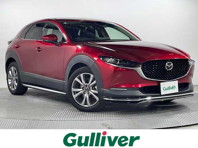 マツダ ＣＸ－３０ XD Lパッケージ 広島県 2021(令3)年 2.9万km ソウルレッドクリスタルM 純正８．８型ナビ　/全周囲カメラ　/フルエアロ　/レーダークルーズコントロール　/シートヒーター　/パワーシート　/フルセグ　/パワーリアゲート　/ステアリングヒーター/ブラインドスポットモニター　/ドラレコ　/ETC/純正１８インチアルミホイール(215/55/R18)/エアバック（運転席/助手席/サイド/カーテン）