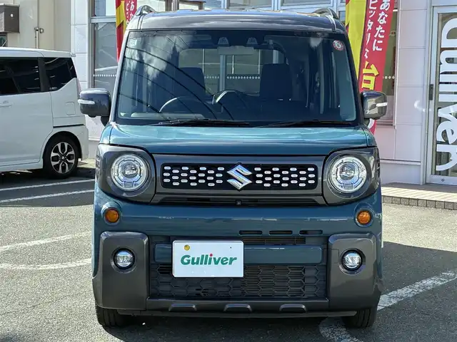 スズキ スペーシア ギア HYBRID XZターボ 静岡県 2020(令2)年 3.5万km デニムブルーメタリック/ガンメタ 禁煙車/ワンオーナー /デュアルカメラブレーキサポート/車線逸脱警報機能/先行車発進お知らせ機能/アダプティブクルーズコントロール/誤発進抑制機能/後方誤発進抑制機能/ハイビームアシスト/後退時ブレーキサポート/リアパーキングセンサー/純正メモリーナビ/フルセグテレビ/Bluetooth/DVD再生/アラウンドビューモニター/両側パワースライドドア/LEDヘッドライト/シートヒーター/ドライブレコーダー/スマートキー/スペアキー/新車保証書/取扱説明書