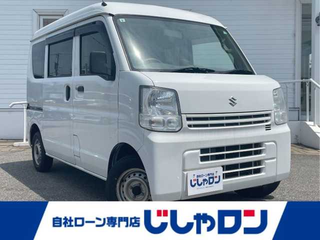 スズキ エブリイ PC 富山県 2017(平29)年 8.4万km スペリアホワイト (株)IDOMが運営する【じしゃロン富山店】の自社ローン専用車両になります。こちらは現金またはオートローンご利用時の価格です。自社ローンご希望の方は別途その旨お申し付け下さい/両側スライドドア/ETC/ナビ