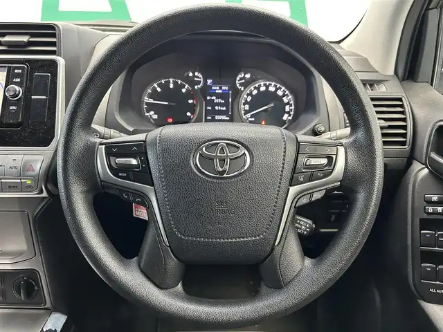 トヨタ ランドクルーザー プラド TX 鹿児島県 2018(平30)年 5.4万km ホワイトパールクリスタルシャイン ワンオーナー/純正７インチナビ【NSZT-W66T】/(AM.FM.CD.DVD.TV.Bluetooth)/フルセグTV/バックモニター/モデリスタエアロ/サンルーフ/社外前後ドライブレコーダー/ビルトインETC/スマートキー　スペアキー１本/プリクラッシュセーフティ/ダウンヒルアシストコントロール/前後コーナーセンサー/センターデフロック
