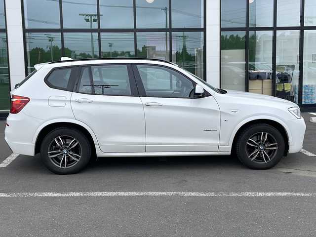 ＢＭＷ Ｘ３ xDrive20d Mスポーツ 道東・釧路十勝 2017(平29)年 10.5万km 白 ・4WD/・純正SDナビ/(FM/AM.CD/DVD.ワンセグ.AUX.BT.USB)/・バックカメラ/フロントカメラ/・レーダークルーズコントロール/・衝突軽減システム/・横滑り防止/・ブラインドスポットモニター/・パワーシート/・シートヒーター/・ステアリングスイッチ/・パドルシフト/・純正AW付夏用タイヤ　積込/・オートライト/・電格ミラー/・スマートキー