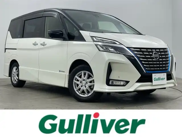 日産 セレナ e－パワー ハイウェイスター V 岡山県 2022(令4)年 3.2万km ブリリアントホワイトパール 2トーン ワンオーナー/純正10インチナビ/　【フルセグ/Bluetooth/CD/DVD/Blu-ray】/プロパイロット/エマージェンシーブレーキ/ブラインドスポットモニター/両側パワースライドドア/デジタルインナーミラー/LEDヘッドライト/オートハイビーム/純正ドライブレコーダー/社外15インチアルミホイール＋スタッドレスタイヤ：装着/純正ホイール付きサマータイヤ積込み/スマートキー/プッシュスタート/社外フロアマット/ウォークスルー/新車保証書/取扱説明書/スペアキー×１
