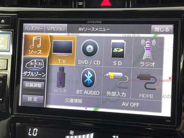 トヨタ ハリアー エレガンス G’s 熊本県 2016(平28)年 8.7万km ブラック サンルーフ　/社外ナビEX9（ＣＤ・ＤＶＤ・フルセグ・ＢＴ・ＳＤ）/バックカメラ　/ＥＴＣ　/横滑り防止　/ハーフレザーシート/社外フロアマット　/純正19インチAW/オートライト　/ＬＥＤヘッドライト　/フォグランプ　/スマートキー　/プッシュスタート　/スペアキー１本/保証書