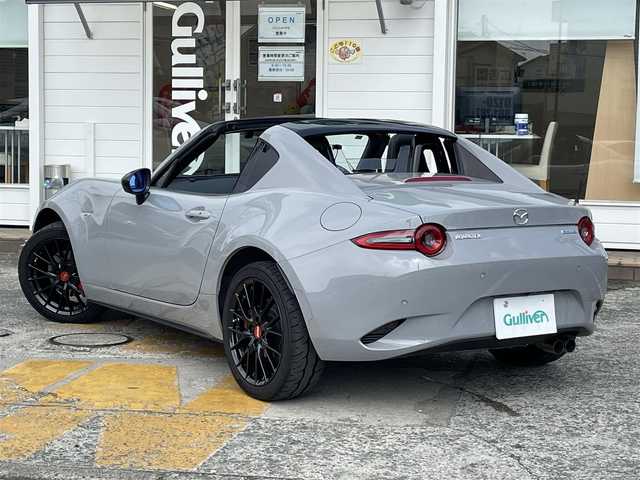 マツダ ロードスター ＲＦ RS 神奈川県 2024(令6)年 0.9万km グレー ワンオーナー/純正8.8インチセンターディスプレイ/　（Bluetooth・フルセグTV）/BOSEサウンドシステム/メーカーOP BBS17インチAW/メーカーOP bremboキャリパー/メーカーOP リアレッドキャリパー/スマートブレーキサポート/マツダレーダークルーズコントロール/LEDヘッドライト/ブラインドスポットモニター/アルパインドラレコ一体型ミラー/ビルシュタインショックアブソーバー/コーナーセンサー/バックカメラ/スマートキー×2/保証書/取扱説明書