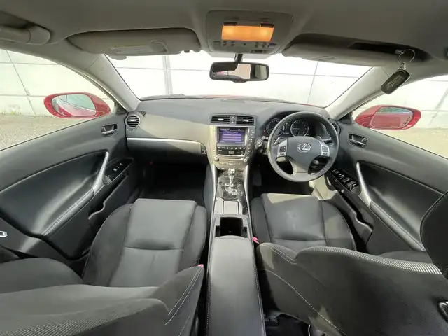 レクサス ＩＳ 250 千葉県 2012(平24)年 6.7万km レッドマイカクリスタルシャイン レーダークルーズコントロール/メーカー純正ナビ/・フルセグ/BT/DVD/CD/USB/バックカメラ/ステアリングスイッチ/パドルシフト/ETC/パワーシート(D/N席)/HIDヘッドライト/オートライト/フォグライト/純正フロアマット/サイドバイザー/電動格納/ウィンカーミラー/純正17インチAW
