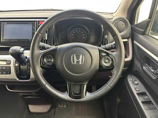 ホンダ Ｎ ＷＧＮ カスタム G Lパッケージ 兵庫県 2016(平28)年 6.2万km スマートブラック 純正ギャザーズナビ/フルセグ CD DVD BT MSV/バックカメラ/クルーズコントロール/ETC/ハーフレザーシート/純正フロアマット/HIDヘッドライト/オートライト/ステアリングリモコン/スマートキー