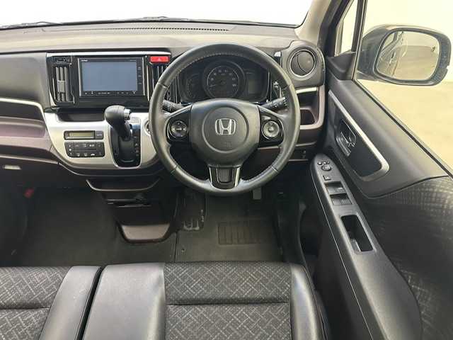 ホンダ Ｎ ＷＧＮ カスタム G Lパッケージ 兵庫県 2016(平28)年 6.2万km スマートブラック 純正ギャザーズナビ/フルセグ CD DVD BT MSV/バックカメラ/クルーズコントロール/ETC/ハーフレザーシート/純正フロアマット/HIDヘッドライト/オートライト/ステアリングリモコン/スマートキー