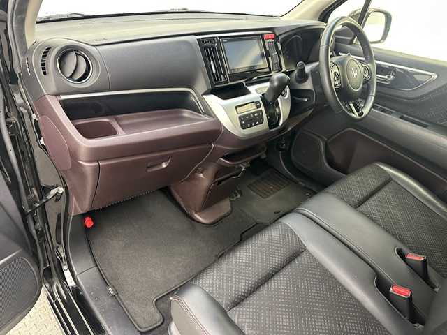 ホンダ Ｎ ＷＧＮ カスタム G Lパッケージ 兵庫県 2016(平28)年 6.2万km スマートブラック 純正ギャザーズナビ/フルセグ CD DVD BT MSV/バックカメラ/クルーズコントロール/ETC/ハーフレザーシート/純正フロアマット/HIDヘッドライト/オートライト/ステアリングリモコン/スマートキー