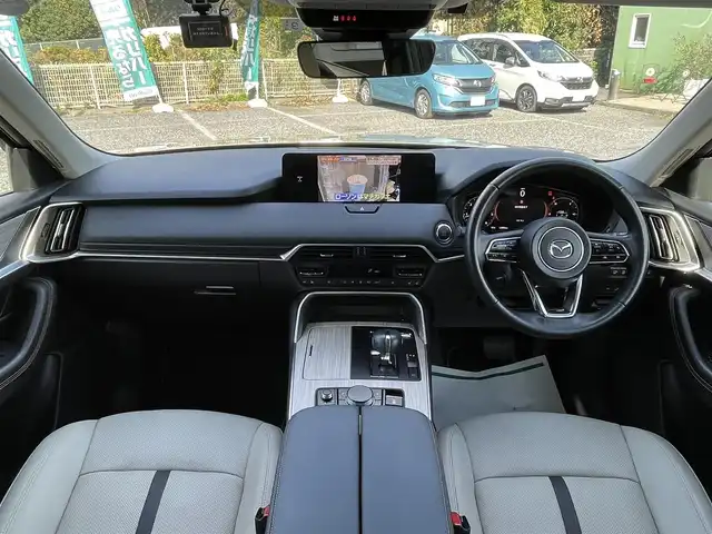 マツダ ＣＸ－６０ XD Lパッケージ 埼玉県 2023(令5)年 1.3万km プラチナクォーツメタリック 白革シート/シートヒーター/純正ナビTV/360度カメラ/LEDヘッドライト/パワーバックドア/クリアランスソナー/純正20インチアルミ/レーダークルーズコントロール/衝突軽減ブレーキ/Fドラレコ/プッシュスタート/スマートキー/保証書付整備手帳/取扱説明書
