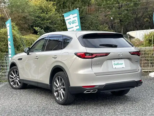マツダ ＣＸ－６０ XD Lパッケージ 埼玉県 2023(令5)年 1.3万km プラチナクォーツメタリック 白革シート/シートヒーター/純正ナビTV/360度カメラ/LEDヘッドライト/パワーバックドア/クリアランスソナー/純正20インチアルミ/レーダークルーズコントロール/衝突軽減ブレーキ/Fドラレコ/プッシュスタート/スマートキー/保証書付整備手帳/取扱説明書