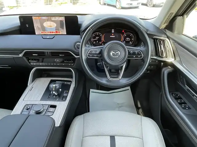 マツダ ＣＸ－６０ XD Lパッケージ 埼玉県 2023(令5)年 1.3万km プラチナクォーツメタリック 白革シート/シートヒーター/純正ナビTV/360度カメラ/LEDヘッドライト/パワーバックドア/クリアランスソナー/純正20インチアルミ/レーダークルーズコントロール/衝突軽減ブレーキ/Fドラレコ/プッシュスタート/スマートキー/保証書付整備手帳/取扱説明書
