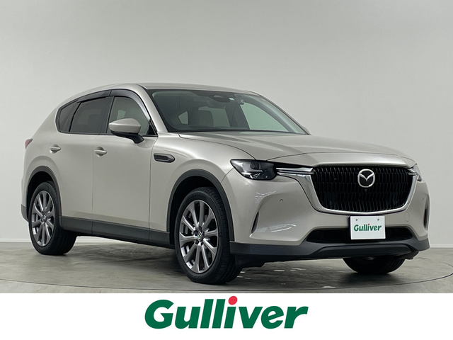 マツダ ＣＸ－６０ XD Lパッケージ 埼玉県 2023(令5)年 1.3万km プラチナクォーツメタリック 全方位 /白革/BSM/HUD/ワイヤレス充電 /ETC /全席シートヒーター /ステアリングヒーター /ドライブレコーダー /メモリー付パワーシート /電動リアゲート /純正フロアマット /100V電源 /衝突軽減