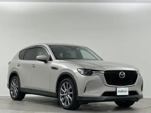 マツダ ＣＸ－６０ XD Lパッケージ 埼玉県 2023(令5)年 1.3万km プラチナクォーツメタリック 全方位 /白革/BSM/HUD/ワイヤレス充電 /ETC /全席シートヒーター /ステアリングヒーター /ドライブレコーダー /メモリー付パワーシート /電動リアゲート /純正フロアマット /100V電源 /衝突軽減