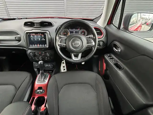 クライスラー・ジープ ジープ レネゲード トレイルホーク 茨城県 2019(令1)年 5.5万km 赤 純正ナビ /12セグ /CarPlay /BT /USB /レ-ンセンス /ブラインドスポットモニタ- /バックカメラ /パ-クセンサ- /LEDヘッドライト /オ-トライト /クル-ズコントロ-ル /ETC /純正17インチアルミホイ-ル /ドラレコ /ル-フレ-ル /禁煙車