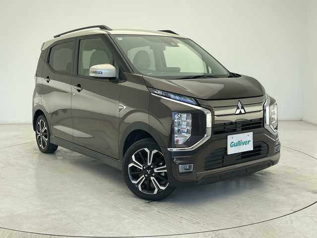 三菱 ｅＫクロス ＥＶ P 千葉県 2022(令4)年 2.4万km ナチュラルアイボリーメタリック 純正ナビ（Bluetooth/フルセグTV/AppleCarPaly /AndroidAuto）/全周囲カメラ/デジタルインナーミラー/シートヒーター/ステアリングヒーター/前後コーナーセンサー/アダプティブクルーズコントロール/ウィンカーミラー/オートライト/LEDライト/オートエアコン/フォグランプ/充電ケーブル