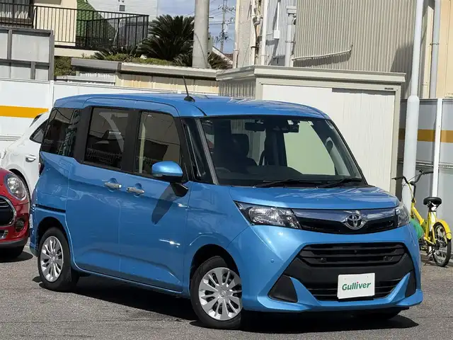 トヨタ タンク G－T 愛知県 2020(令2)年 2.2万km ファインブルーマイカメタリック /禁煙/ワンオーナー//純正ナビ/フルセグ/CD/DVD/SD/MSV/HDMI//USB/BT/前後ドラレコ/ETC/全方位カメラ//両側パワースライドドア//リアロールサンシェード//オートライト/オートハイビーム//クルーズコントロール//シートヒーター//バニティミラー//PCS/LDA/横滑り防止/アイドリングストップ//コーナーセンサー//新車時保証書//取扱説明書//ドラレコ取説//ナビ取説//スペアスマートキー有