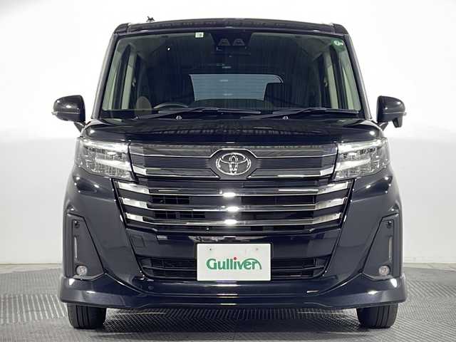 トヨタ ルーミー カスタムG 広島県 2022(令4)年 2.9万km ブラックマイカメタリック 禁煙/パノラミックビューモニター/純正9型ディスプレイオーディオ/両側パワースライドドア/レーダークルーズコントロール/衝突軽減ブレーキ/車線逸脱警報/オートハイビーム/誤発進抑制/前後コーナーセンサー/純正アルミホイール/LEDヘッドライト/オートライト/ETC/スマートキー