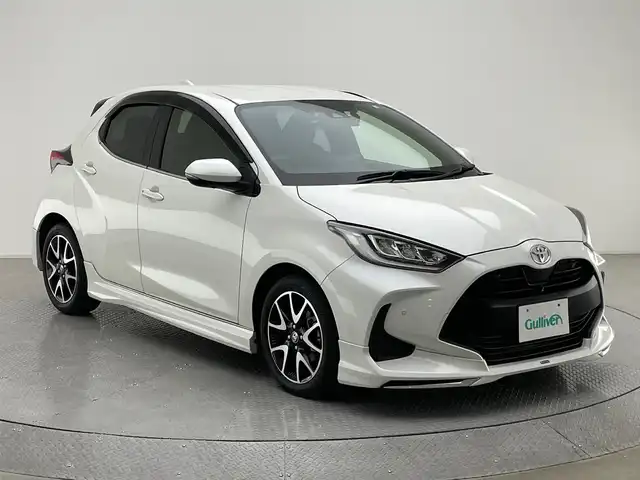 トヨタ ヤリス Z 兵庫県 2020(令2)年 3.8万km ホワイトパールクリスタルシャイン モデリスタエアロ/トヨタセーフティセンス/レーンキープアシスト/レーダークルーズコントロール/純正ディスプレーオーディオ＆フルセグTV/アラウンドビューモニター/ドライブレコーダー/ドアバイザー/オートライト/LEDライト/ライトレベライザー/スマートキー/プッシュスタート