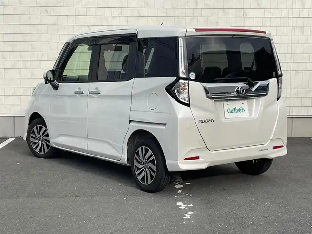 トヨタ ルーミー カスタムG 愛知県 2021(令3)年 1.7万km パールホワイトⅢ ・ワンオーナー/・純正SDメモリーナビ/・全方位カメラ/・フルセグTV/・CD/DVD再生/・ETC（新セキュリティ対応）/・ミュージックサーバー（SD録音）/・Bluetooth接続/・アダプティブクルーズコントロール/・両側パワースライドドア/・純正フロアマット/・ウォークスルー（1列目）/・純正14インチアルミホイール/・LEDヘッドライト/・コーナーセンサー/・横滑り防止装置/・衝突軽減ブレーキ/・電動パーキングブレーキ/・ブレーキホールド/・ドライブレコーダー（全方位）/・充電用USBポート（1個）/・ウェルカムパワースライドドア