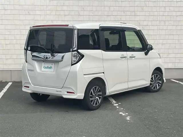 トヨタ ルーミー カスタムG 愛知県 2021(令3)年 1.7万km パールホワイトⅢ ・ワンオーナー/・純正SDメモリーナビ/・全方位カメラ/・フルセグTV/・CD/DVD再生/・ETC（新セキュリティ対応）/・ミュージックサーバー（SD録音）/・Bluetooth接続/・アダプティブクルーズコントロール/・両側パワースライドドア/・純正フロアマット/・ウォークスルー（1列目）/・純正14インチアルミホイール/・LEDヘッドライト/・コーナーセンサー/・横滑り防止装置/・衝突軽減ブレーキ/・電動パーキングブレーキ/・ブレーキホールド/・ドライブレコーダー（全方位）/・充電用USBポート（1個）/・ウェルカムパワースライドドア