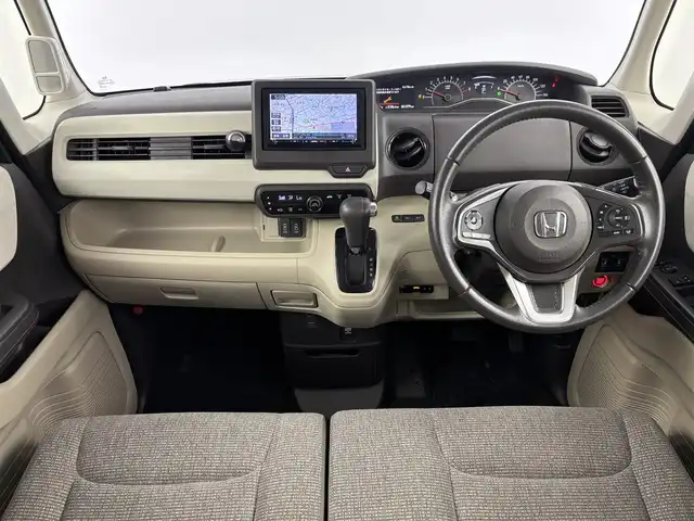 ホンダ Ｎ ＢＯＸ G L ターボ ホンダセンシング 埼玉県 2017(平29)年 6.2万km プレミアムアガットブラウンP ホンダセンシング/社外ナビ　/フルセグＴＶ　/両側パワスラ　/バックカメラ　/純正フロアマット　/社外アルミホイール１５インチ　/プッシュスタート　/スマートキー