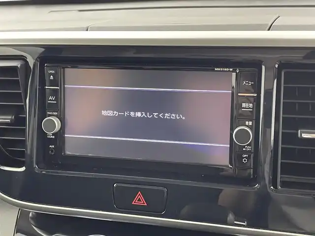 日産 デイズ ルークス ハイウェイスター Xターボ 福井県 2019(令1)年 6.8万km ブラック ４WD/純正ナビゲーション/型式：MM318D-W/【AM/FM/CD/DVD/Bluetooth/フルセグTV】/アラウンドビューモニター/ETC/片側パワースライドドア/オートライト/LEDヘッドライド/プッシュスタート/スマートキー/コーナーセンサー/衝突軽減ブレーキ
