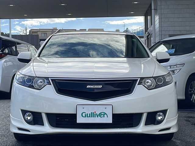 ホンダ アコード ツアラー 24TL スポーツスタイル 神奈川県 2008(平20)年 3.4万km プレミアムホワイトパール 純正HDDナビ(AM/FM/CD/DVD/HDD/ワンセグTV)/バックカメラ/無限グリル/クルーズコントロール/パドルシフト/横滑り防止装置/ハーフレザーシート/D席パワーシート/ルーフレール/スマートキー/リバース連動ミラー/ビルトインETC/HIDオートライト/フォグランプ/ステアリングスイッチ/ISOFIX/スペアキー×1/保証書/取扱説明書