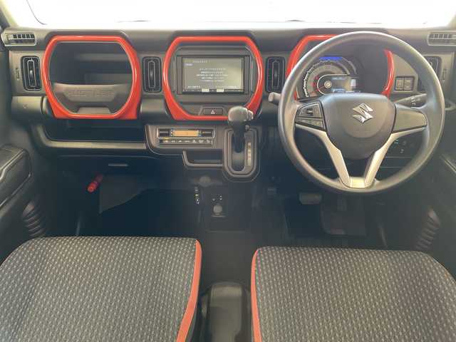 スズキ ハスラー HYBRID G 埼玉県 2021(令3)年 3.9万km バーミリオンオレンジ/ガンメタリック2トーン セーフティサポート/社外SDナビ/　　Bluetooth/CD/DVD/バックカメラ/コーナーセンサー/シートヒーター/オートライト/スマートキー/ETC/禁煙車