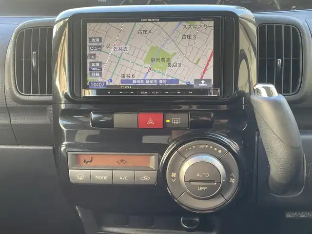 ダイハツ タント カスタム X 静岡県 2011(平23)年 11.5万km ブロンズオリーブパールメタリック 社外ナビ/ワンセグTV/CD/BT/バックカメラ/片側パワースライドドア/社外14インチAW/HIDヘッドライト/スマートキー/スペアキー/R4/R6点検記録簿有